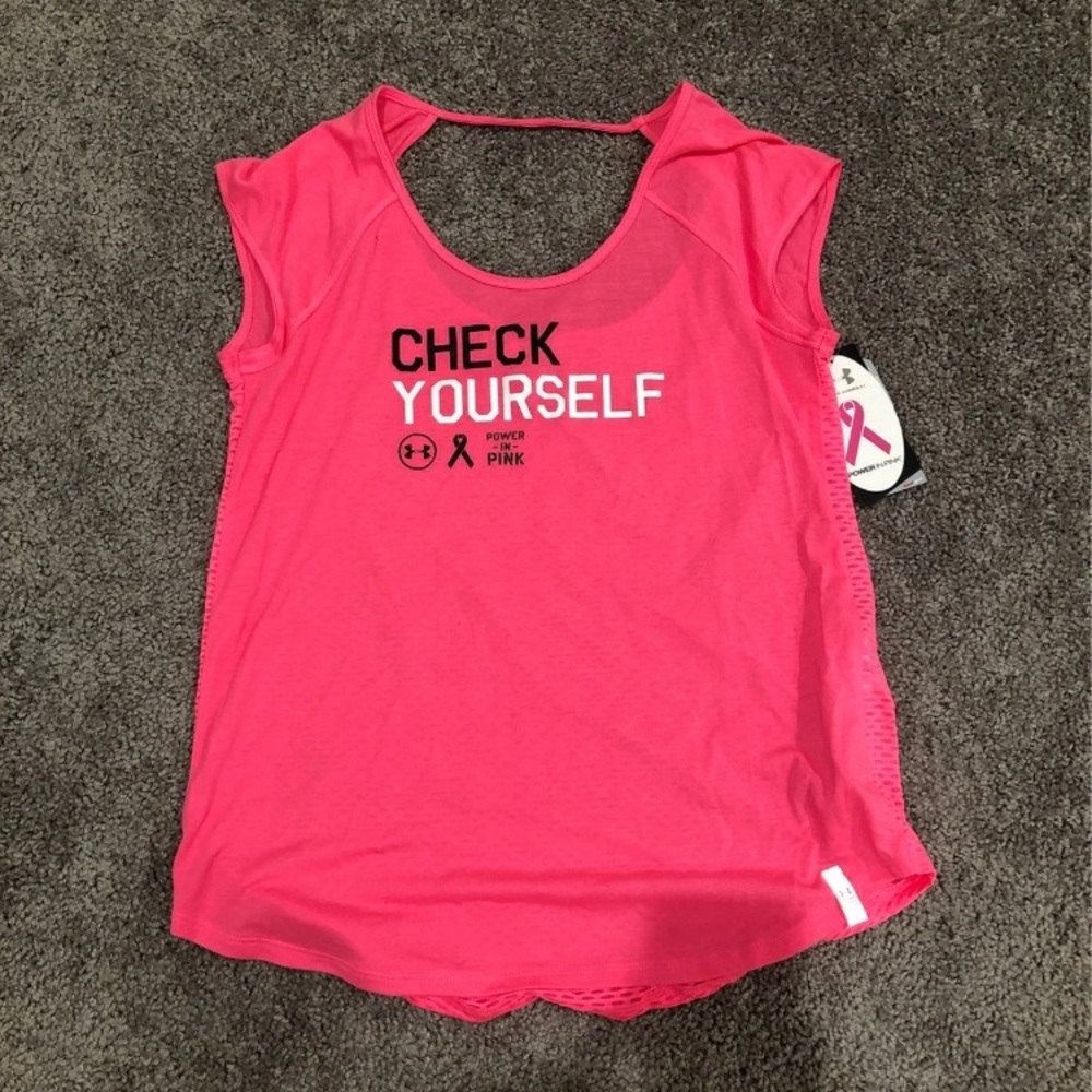 Under armor breast cancer T-shirt